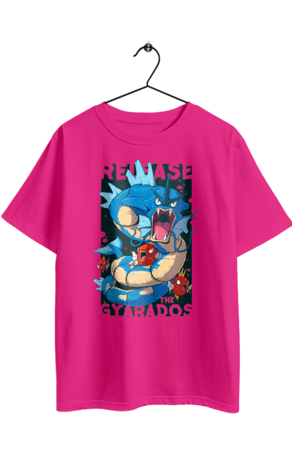 Футболка оверсайз з принтом "Покемон Мега Гірадос". Gyarados, nintendo, pokémon go, аніме, гірадос, ігри, мега гірадос, покемон. 2070702