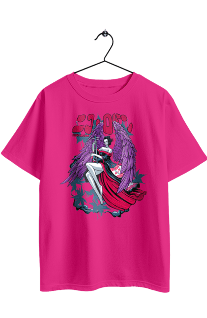 Футболка оверсайз з принтом "Ван Піс Ніко Робін". Nico robin, one piece, аніме, ван пис, ван піс, дитина диявола, манга, ніко робін, світ революції. 2070702