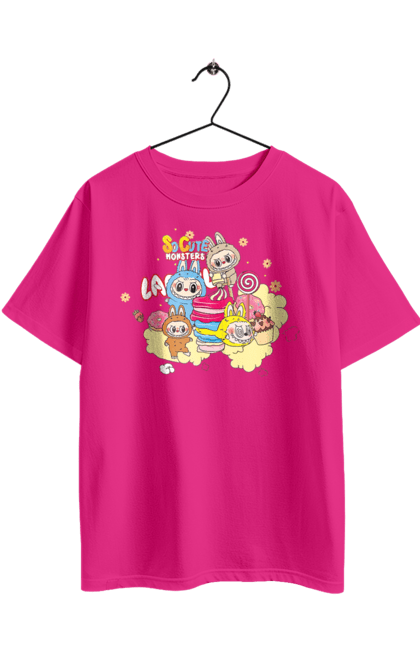 Футболка оверсайз з принтом "Labubu". Labubu, weird cute, іграшки, лабубу. 2070702