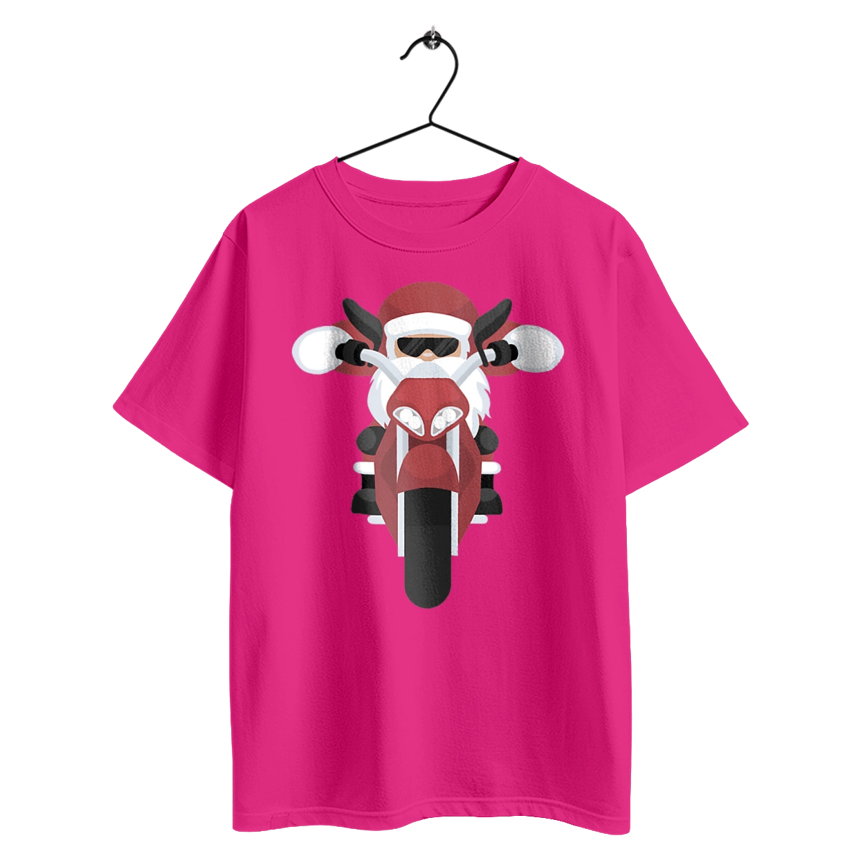 Santa on a motorcycle