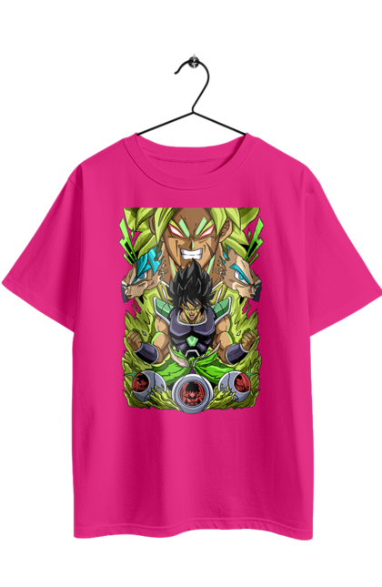 Футболка оверсайз з принтом "Перли дракона Бролі". Broly, dragon ball, manga, аніме, бролі, манга, перли дракона. 2070702