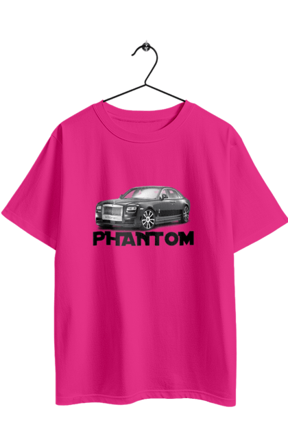Футболка оверсайз з принтом "Рнолс ройс". Авто, автомобіль, люкс клас, ролс ройс, седан, фантом. 2070702