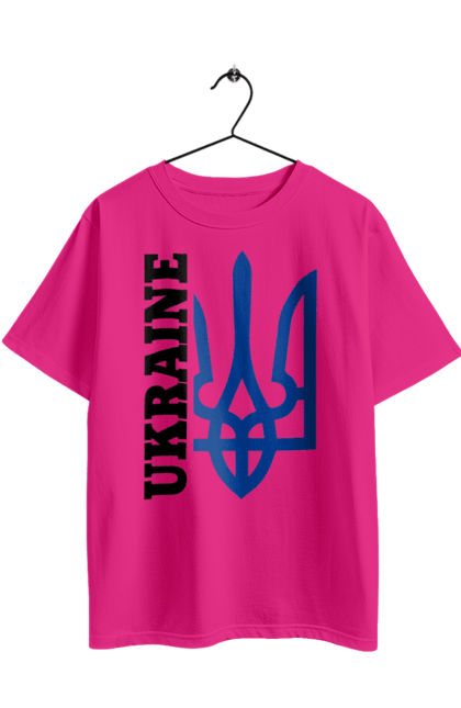 Футболка оверсайз з принтом "Герб України". Герб, україна. 2070702