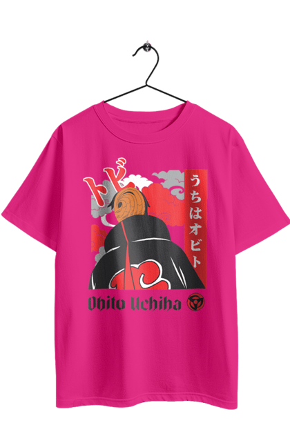 Футболка оверсайз з принтом "Наруто Учіха Обіто". Naruto, obito, obito uchiha, аніме, манга, наруто, обіто, серіал, учіха, учіха обіто. 2070702