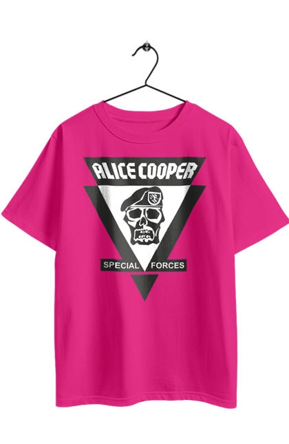 Футболка оверсайз з принтом "Еліс Купер". Alice cooper, актор, еліс купер, музикант, рок, рок музикант, хард рок, хеві метал. 2070702