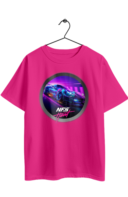 Футболка оверсайз з принтом "Need for speed Heat". Heat, need, need for speed, nfs, speed, unbound, нид, нфс, спид, фор. 2070702