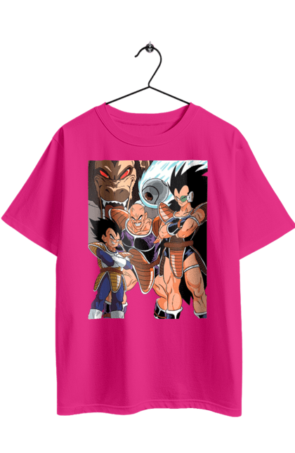 Футболка оверсайз з принтом "Перли дракона". Anime, dragon ball, goku, manga, vegeta, аніме, вегета, гоку, манга, перли дракона. 2070702