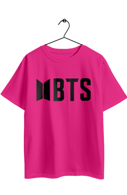 Футболка оверсайз з принтом "BTS". Beyond the scene, bts, k pop, бтс, група, к-поп, музика, музичний гурт. 2070702