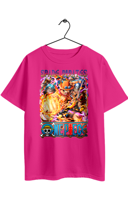 Футболка оверсайз з принтом "Ван Піс Портгас Д. Ейс". Fire fist, gol d. ace, one piece, portgas d. ace, аніме, ван пис, ван піс, гол д. ейс, манга, портгас д. ейс. 2070702