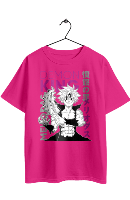 Oversized t-shirt with prints Seven Deadly Sins Meliodas. Anime, dragon sin, manga, meliodas, seven deadly sins. 2070702