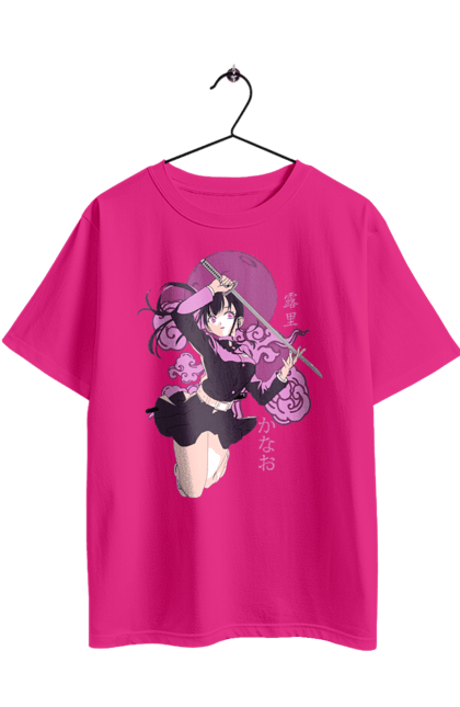 Футболка оверсайз з принтом "Винищувач Демонів Канао". Anime, demon slayer, kanao, kimetsu no yaiba, manga, аніме, винищувач демонів, канао, манга, серіал. 2070702