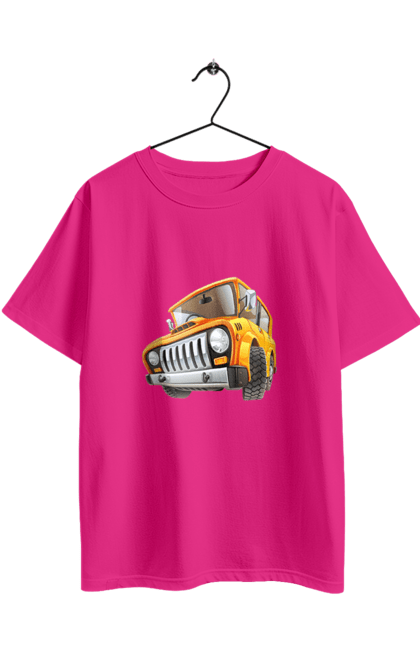 Футболка оверсайз з принтом "Вантажівка". Авто, автомобіль, вантажівка, дитячий малюнок, зображення авто. 2070702