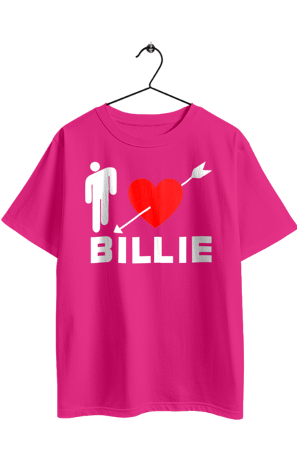 Футболка оверсайз з принтом "Біллі Айліш". Біллі айліш, логотип біллі айліш, принт біллі айліш, співачка біллі айліш. 2070702