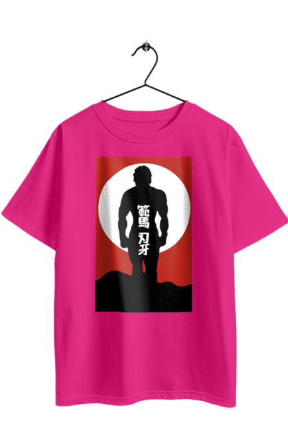 Футболка оверсайз з принтом "Боєць Баки". Anime, hanma baki, manga, аніме, боєць баки, бойові мистецтва, манга, серіал. 2070702