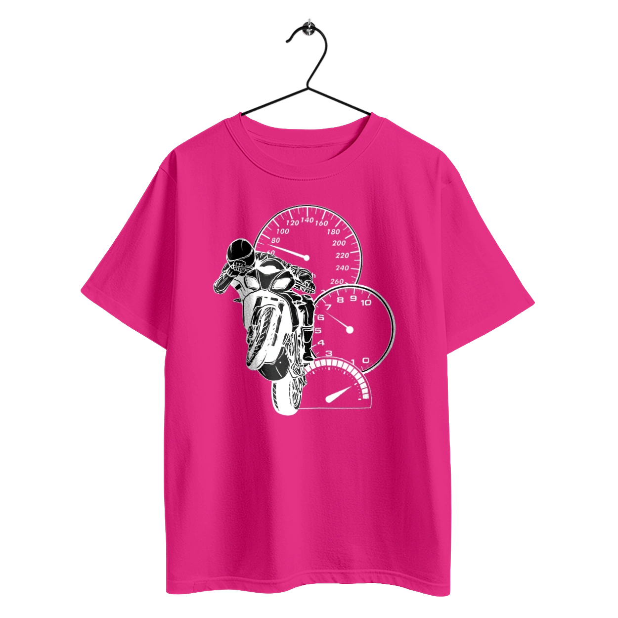 Motorcycle And Speed White