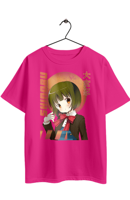 Футболка оверсайз з принтом "Золота мозаїка Шинобу Омія". Anime, kiniro mosaic, kinmoza, manga, shinobu omiya, аніме, золота мозаїка, манга, шинобу, шинобу омія. 2070702