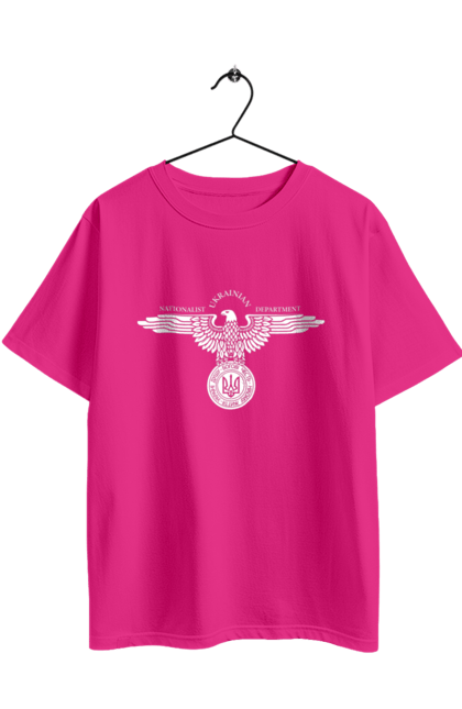 Футболка оверсайз з принтом "Орел і Тризуб". Герб, герб україни, орел, патріотичне, україна, українська символіка, українське. 2070702
