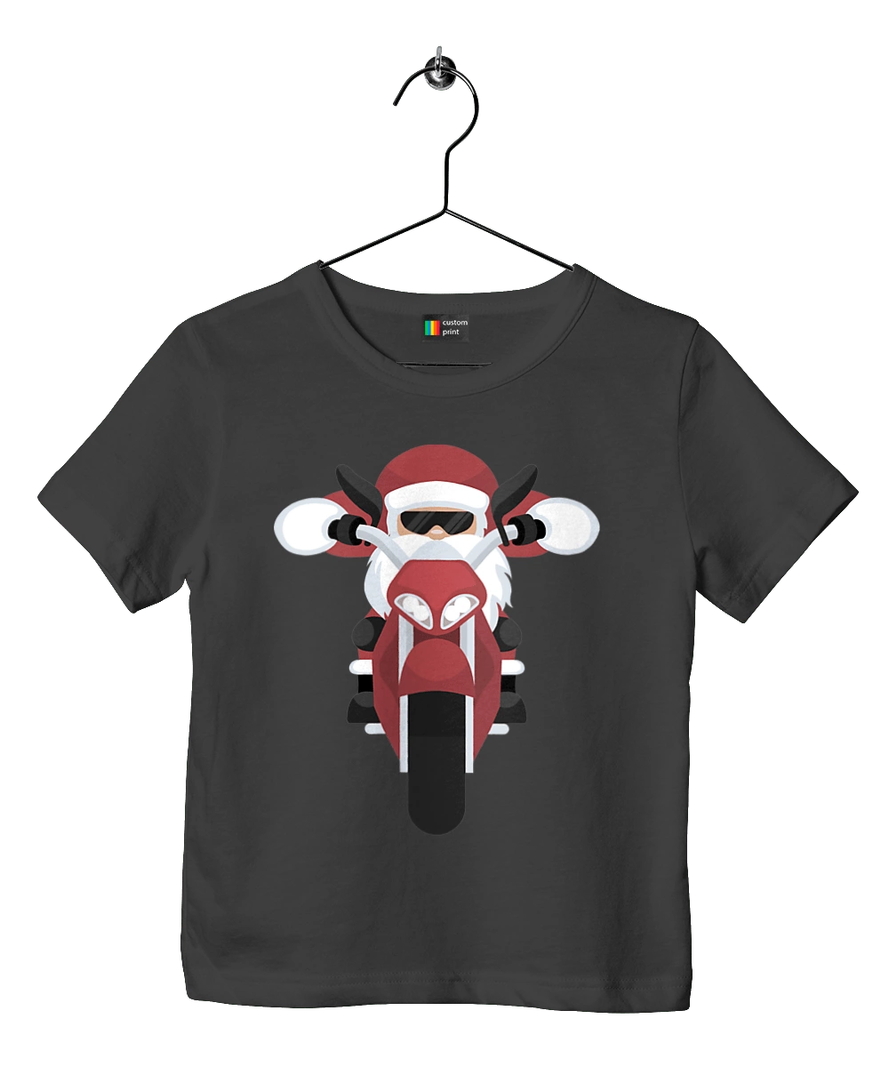 Santa on a motorcycle