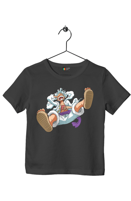 Children's t-shirt with prints One Piece Luffy. Anime, luffy, manga, monkey de luffy, one piece, pirates. 2070702