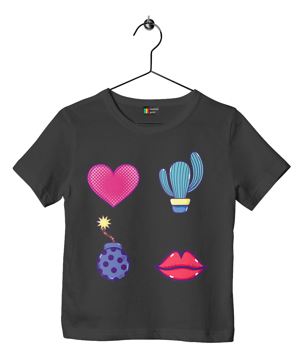 Сердце, Кактус,Бомба,Губы