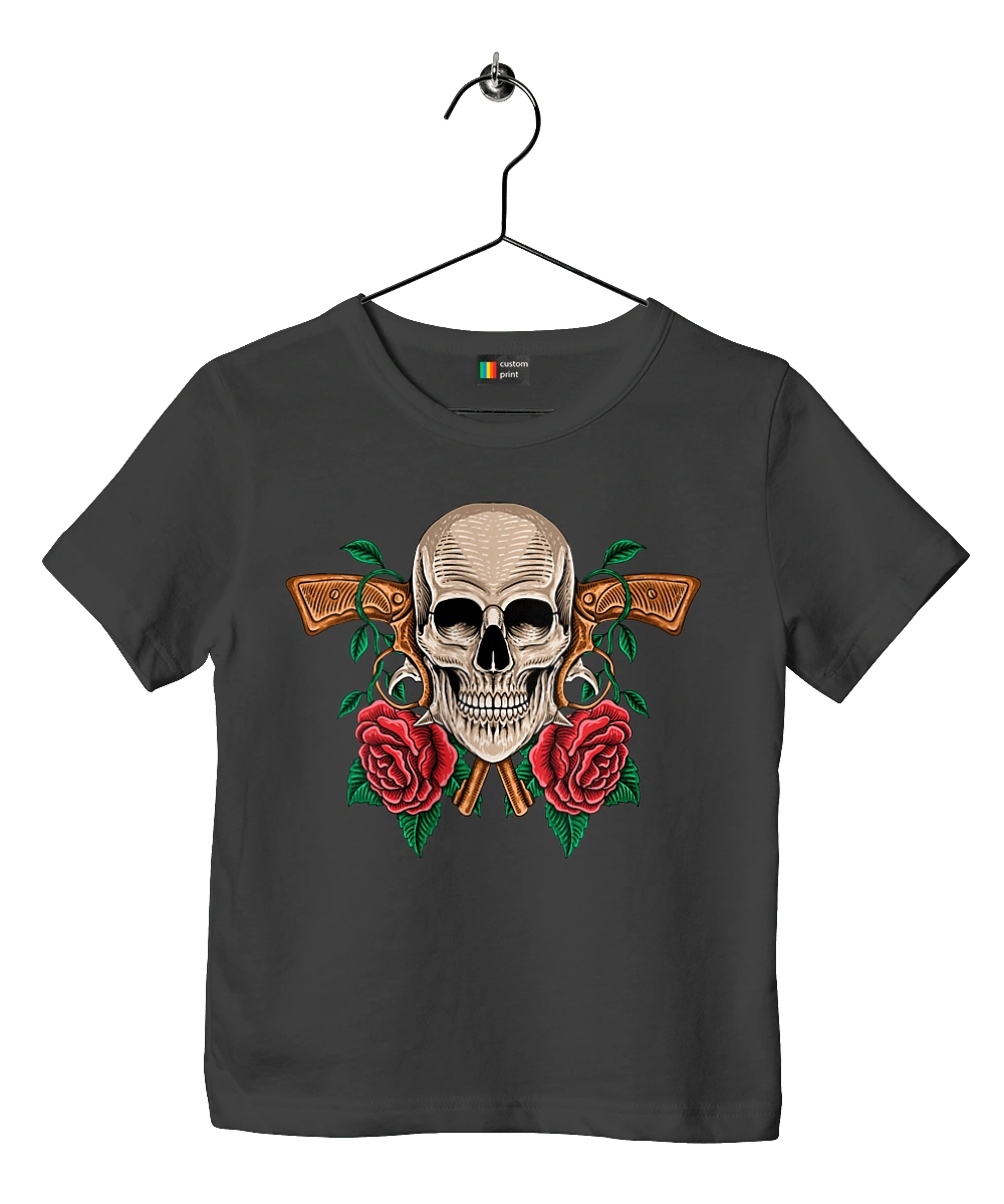 Skull with roses