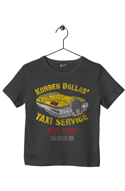 Children's t-shirt with prints Fifth element | Korban Dallas | Taxi service. Corban dallas, fifth element, new york, taxi, taxi service. 2070702