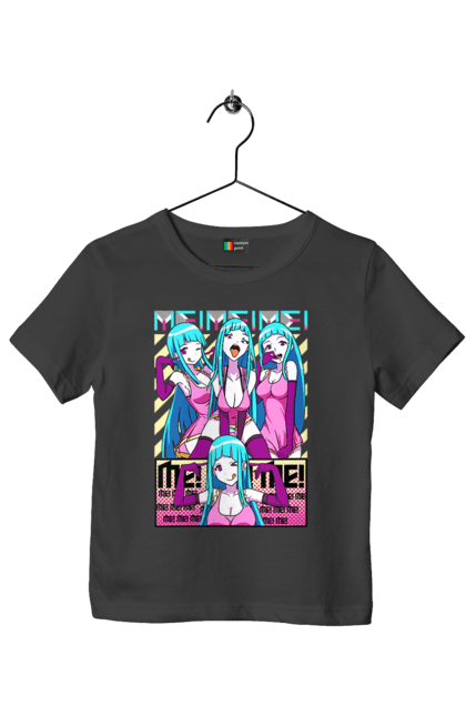 Children's t-shirt with prints Me! Me! Me!. Anime, clip, daoko, teddyloid, young woman. 2070702