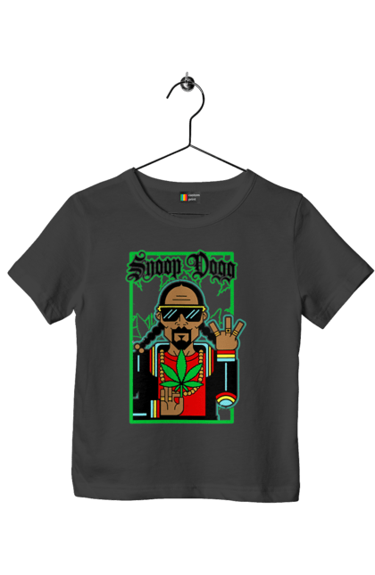 Children's t-shirt with prints Snoop Dogg. Actor, musician, producer, rapper, snoop dogg. 2070702