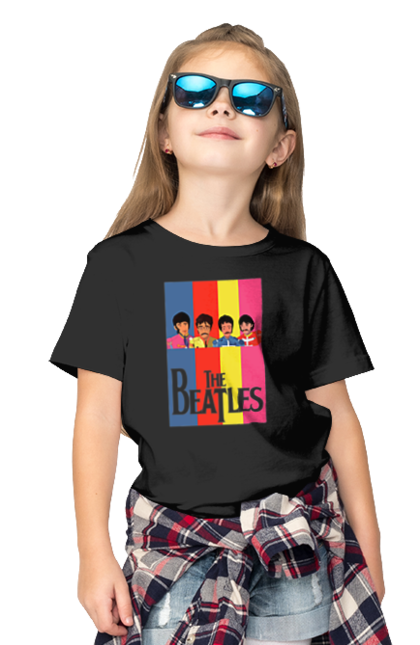 Children's t-shirt with prints The Beatles. Beatles, george harrison, john lennon, liverpool four, music, paul mccartney, ringo starr. 2070702