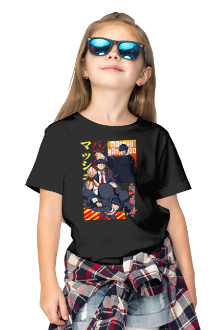 Children's t-shirt with prints Magic and Muscles Mash Burnedead. Adventure, comedy, magic and muscles, manga, mash burnedead. 2070702