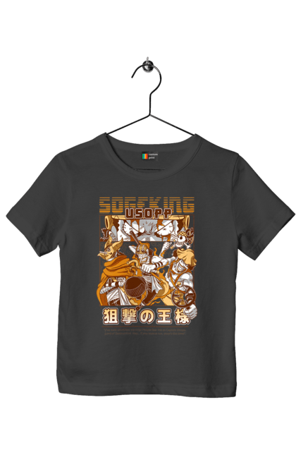 Children's t-shirt with prints One Piece Usopp. Anime, manga, one piece, sniper, straw hat pirates, usopp. 2070702