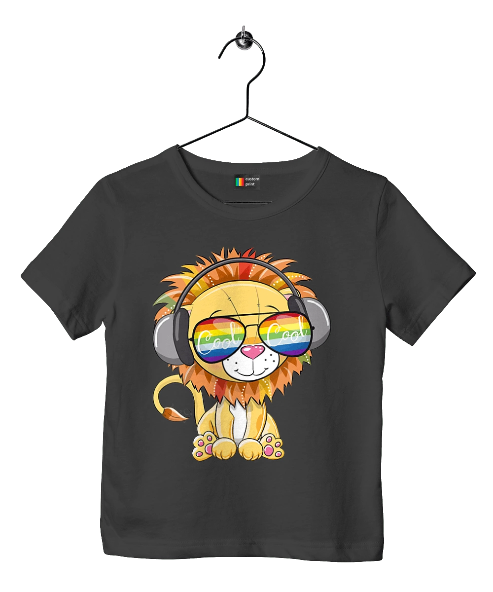 Lion In Glasses And Headphones