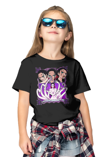 Children's t-shirt with prints One Piece Nico Robin. Anime, devil child, manga, nico robin, one piece, straw hat pirates. 2070702