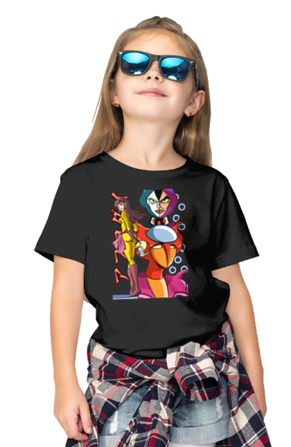 Children's t-shirt with prints Mazinger Z Aphrodite. Anime, aphrodite, manga, mazinger z, mecha, robots. 2070702