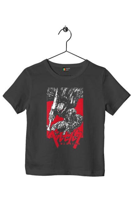 Children's t-shirt with prints Berserk. Anime, berserk, griffith, guts, kentaro miura, manga. 2070702