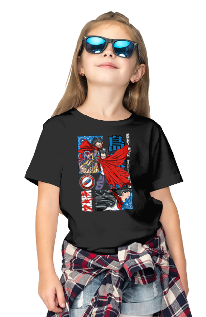 Children's t-shirt with prints Akira Tetsuo Shima. Akira, anime, cyberpunk, manga, tetsuo shima. 2070702