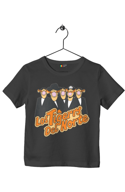 Футболка детская с принтом Los Tigres Del Norte. Del norte, los tigres, norteño, группа, мексика, мексиканская музыка, музыка, нортеньо, саксофон. 2070702