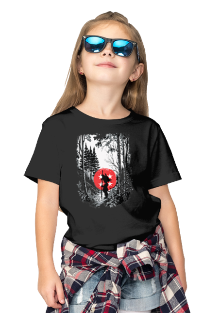 Children's t-shirt with prints Dragon Ball. Anime, dragon ball, goku, manga, tv series, vegeta. 2070702