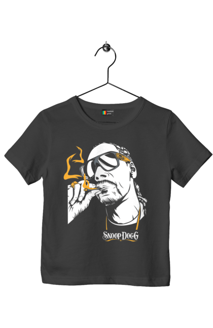 Children's t-shirt with prints Snoop Dogg. Actor, musician, producer, rapper, snoop dogg. 2070702