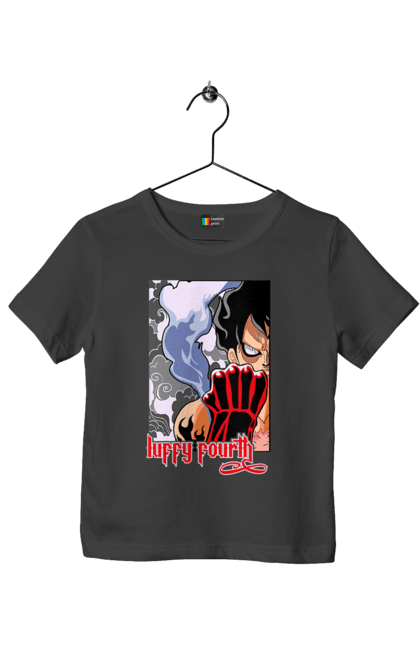 Children's t-shirt with prints One Piece Luffy. Anime, luffy, manga, monkey de luffy, one piece, pirates. 2070702