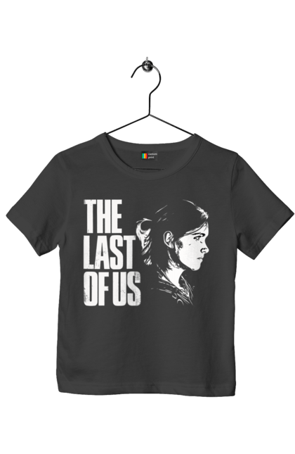 Футболка дитяча з принтом "Last of Us". Playstation, ps5, виживання, гра, жахи, комп`ютерна гра, людожери. ART принт на футболках