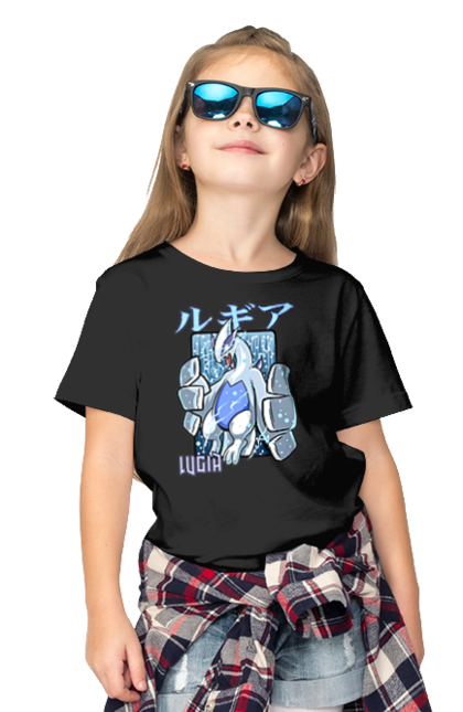 Children's t-shirt with prints Pokemon Lugia. Anime, games, lugia, nintendo, pokemon, pokemon go. 2070702