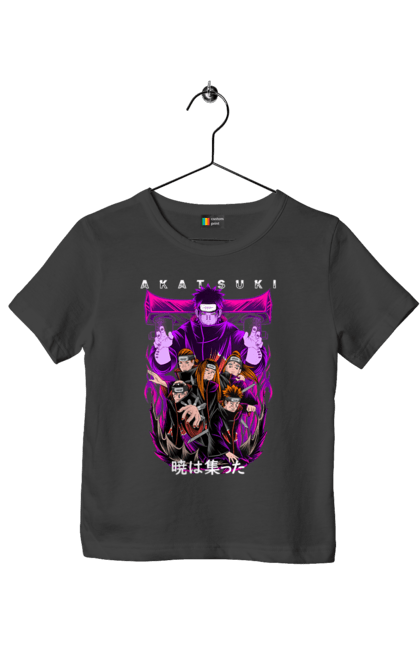 Children's t-shirt with prints Naruto Akatsuki. Akatsuki, anime, character, manga, naruto, ninja, pain, tv series, yahiko. 2070702