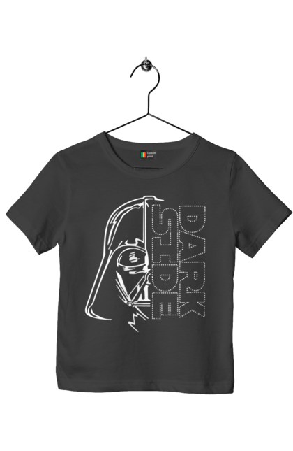 Children's t-shirt with prints Darth Vader. Dark side, dark side, darth vader, star wars. 2070702