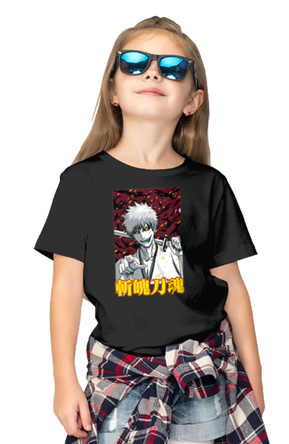 Children's t-shirt with prints Bleach Ichigo Kurosaki. Anime, bleach, ichigo, ichigo kurosaki, manga. 2070702