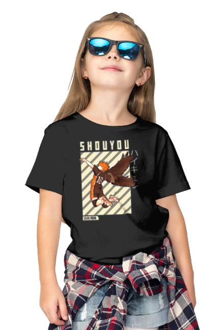 Children's t-shirt with prints Haikyu!! Hinata. Anime, haikyu, hinata, manga, shoyo hinata, sports anime, volleyball. 2070702