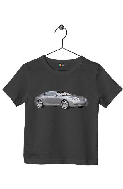 Футболка дитяча з принтом "Авто". Авто, автомобиль, дорогий автомобіль, сірий автомобіль, стильний автомобіль. 2070702