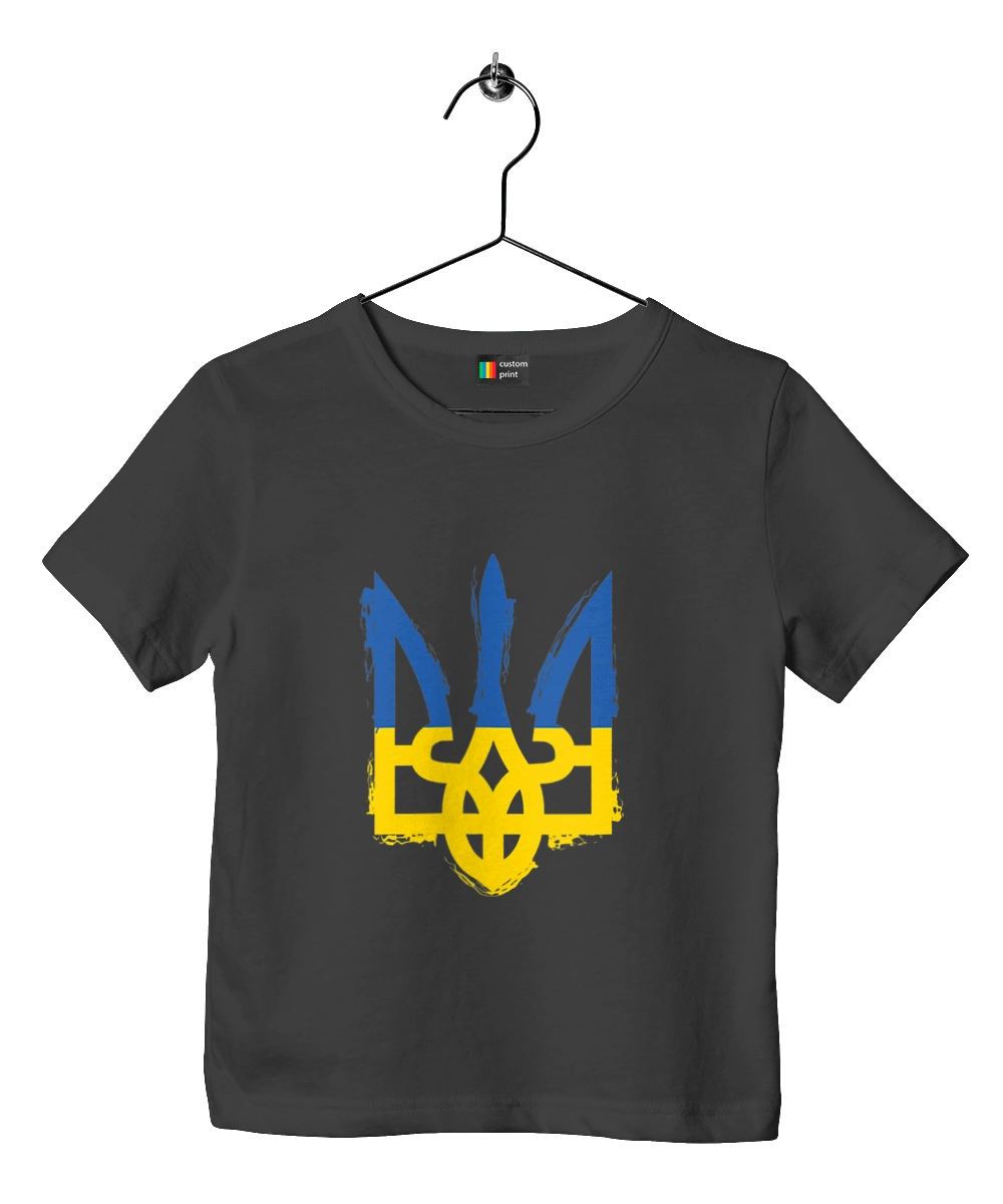 Український тризуб. Жовто блакитний символ України