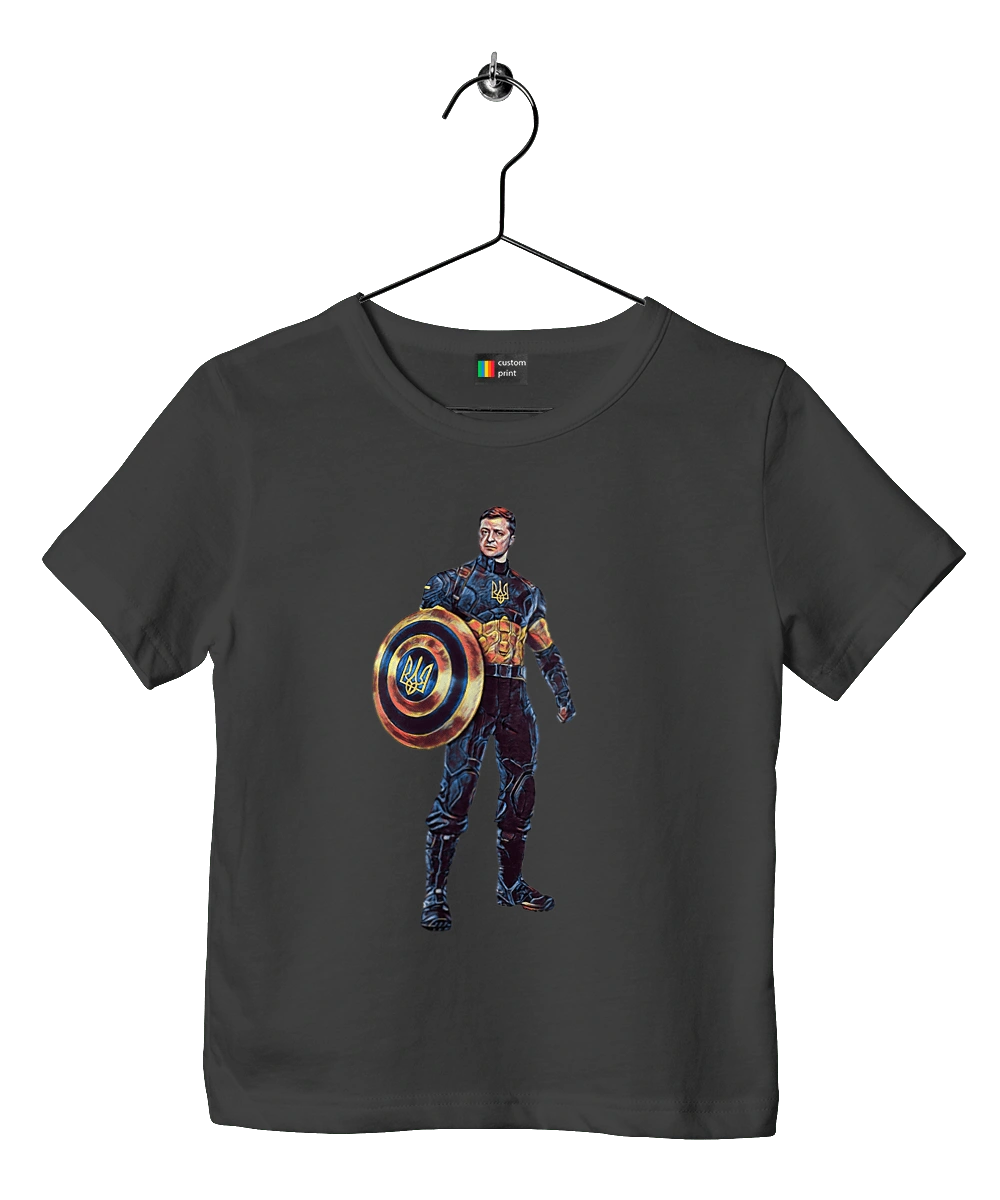 Captain Ukraine Zelensky art