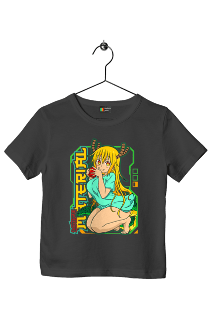 Children's t-shirt with prints Miss Kobayashi's Dragon Maid. Anime, dragon, kobayashi, manga, miss kobayashi, toru kobayashi. 2070702